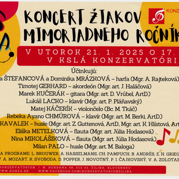 Koncert mimoriadnych žiakov